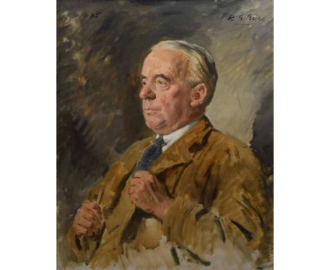 Reginald Granville Eves, R.A. (1876-1941), Portrait of a seated gentleman, signed and dated 1935, oil on canvas, 75 x 62cm, 2