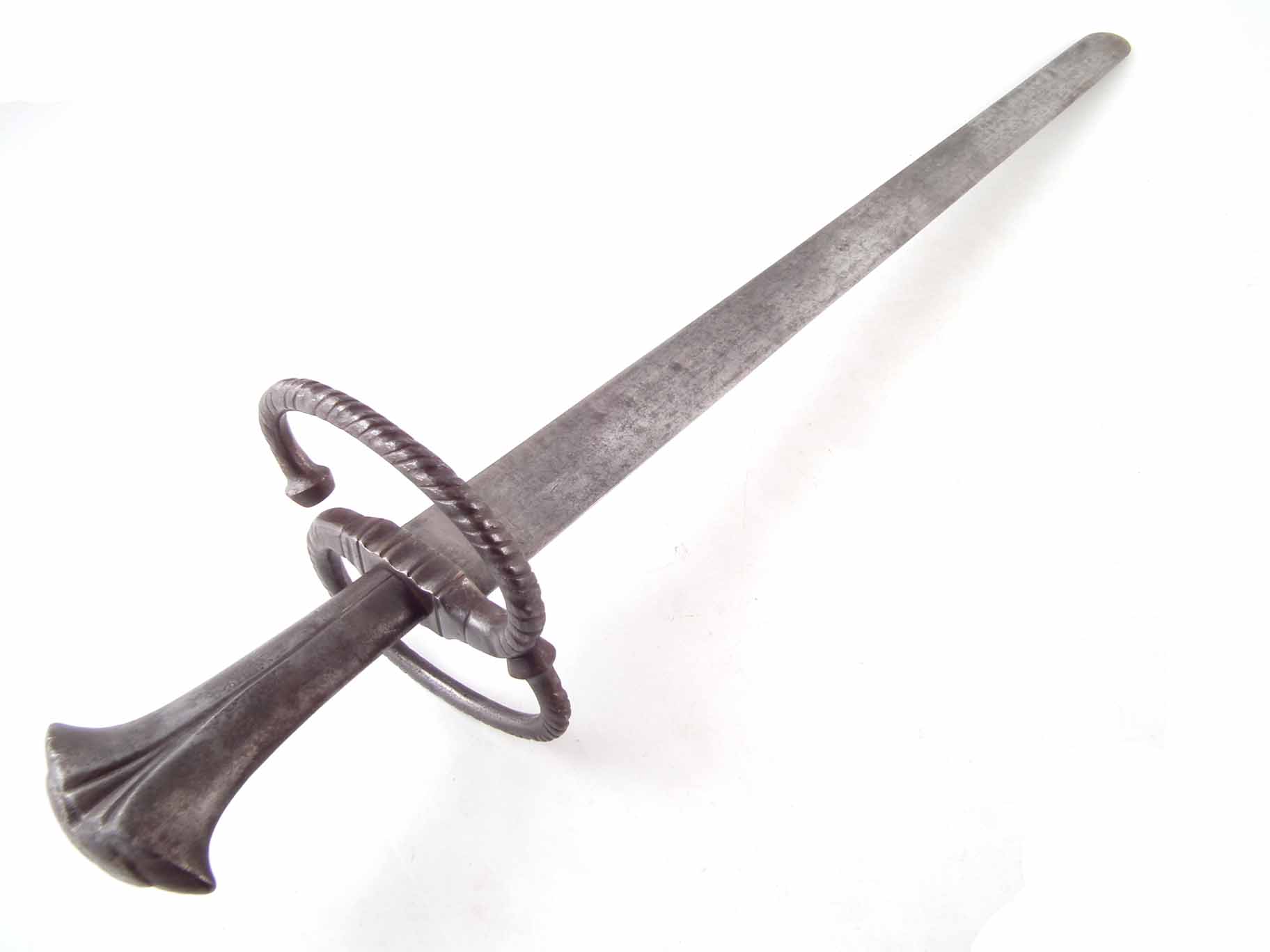 Rare Katzbalger Landsknecht sword circa 1530, together with unusual ...