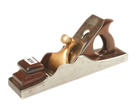 An early 14" d/t steel panel plane by SPIERS with screwed sides and 2 1/2" Marples iron G+