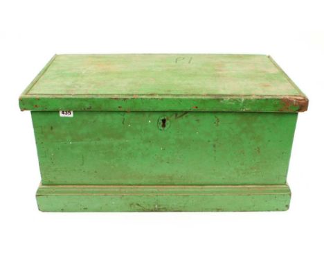 A pine box with some tools 25" x 14" x 14" G
