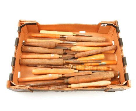 20 turning tools some rusty for restoration G