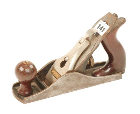 A SARGENT No 408 smoother, light staining to sole G