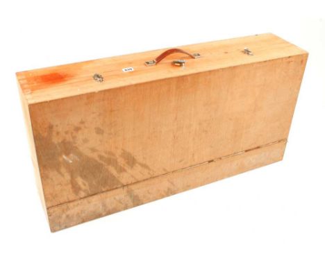 A recent joiners carrying case with a few tools 