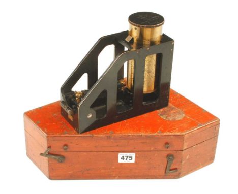 An admiralty pattern Clinometer Inspectors MK11 by ERWARTS dated 1942 in mahogany case G++