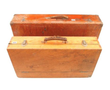 Two carrying cases with some tools G