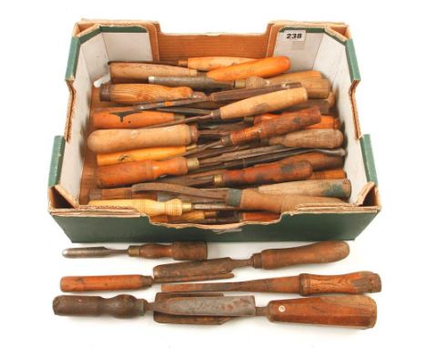 40 chisels and gouges some light rust G