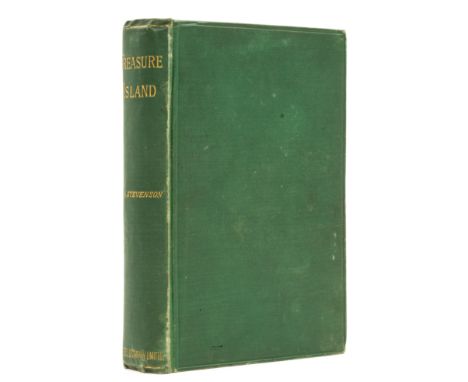 Stevenson (Robert Louis) Treasure Island, first edition, half-title, map frontispiece, 8pp. advertisements, frontispiece deta