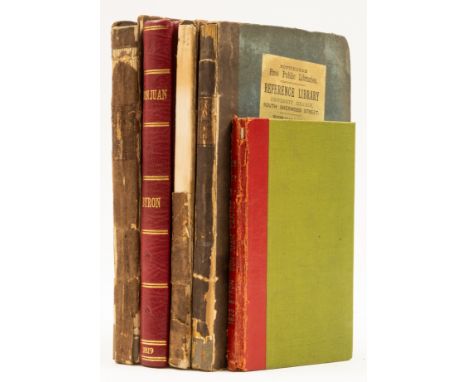 Byron (George Gordon Noel, Lord) Don Juan [Cantos 1-2], 'new edition' [but first 8vo edition], half-title (light soiling), ti