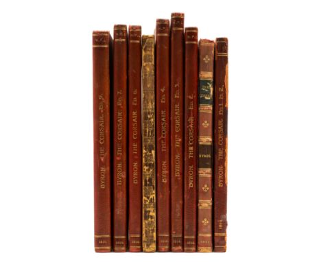 Byron (George Gordon Noel, Lord) The Corsair, first edition, second issue, early variant ending on p.100 but without the word