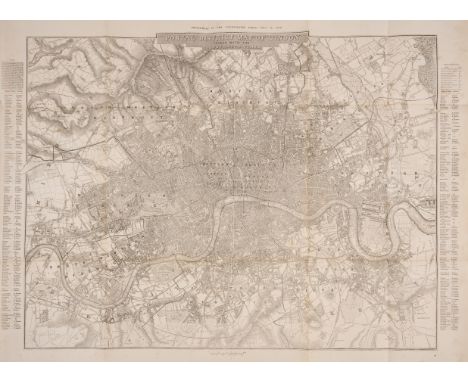 London.- Illustrated London News (The) Postal District Map of London issued with the Illustrated Times, wood-engraving and li