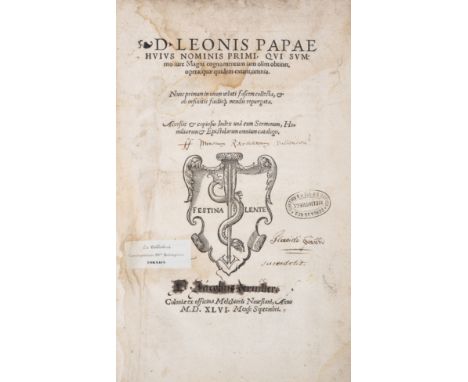 Leo I (Pope) Opera, quae quidem extant, omnia, edited by Petrus Canisius, first Canisius edition, collation: *6 **4 A-N6 O P4