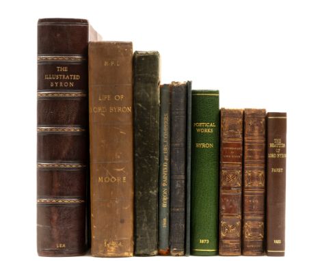 Byroniana.- [Black (Emily Julia)] "&AElig;milia Julia". Byron; Salathiel, or the Martyrs; and other Poems, library bookplate,