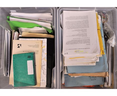 The Chernobyl Disaster (1986) - a LARGE archive spanning two boxes of assorted scientific research into the disaster and its 