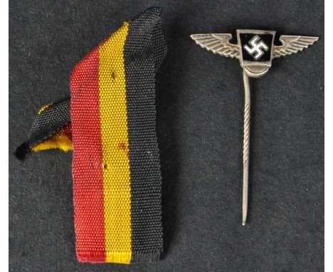 An original post 1933 WWII Second World War Third Reich Nazi German SA Reserve Members lapel pin badge. The badge depicting a