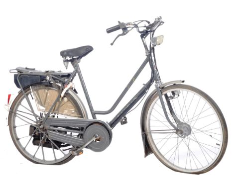 A vintage c1980s Sparta of Holland made moped bicycle / autocycle, fitted with a German Sachs engine to the rear. Dynamo elec
