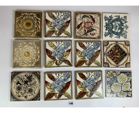 12 ceramic tiles 6” x 6”