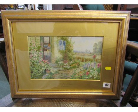 ARTHUR WILKINSON, watercolour "An Old Cottage", 18cm x 30cm 