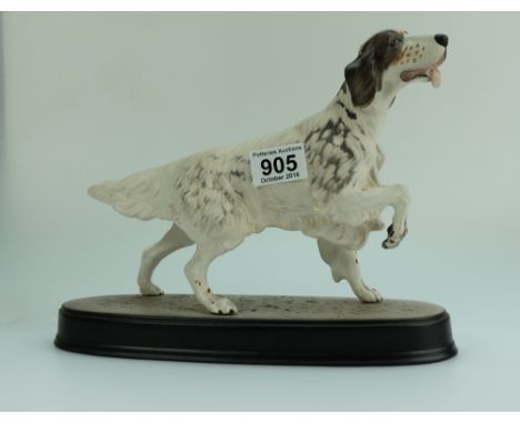 Beswick English Setter on ceramic base 2986