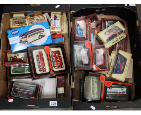 A collection of boxed collectable toys including Corgi, Matchbox etc  (2 trays)  (approx 35)