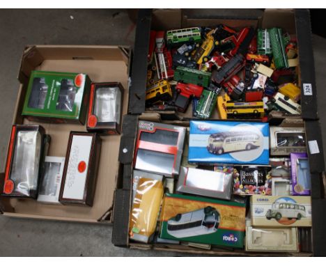 A collection of collectable toys including Corgi, Matchbox, etc.  (2 trays)  