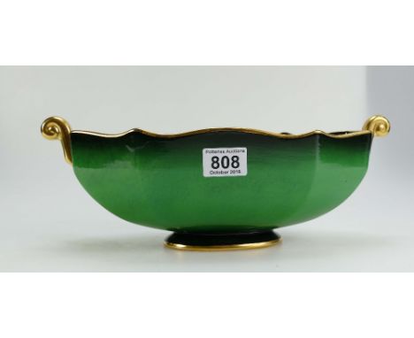 Carltonware vert royale two handled dish length 35cm 