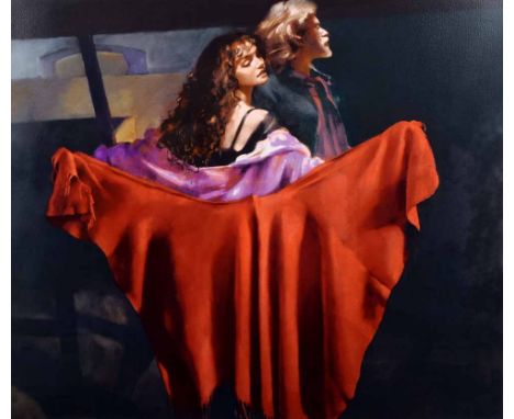 After Robert O. Lenkiewicz (1941-2002),  The Painter with Karen - St. Antony Theme, signed, titled and numbered 113/495 in pe