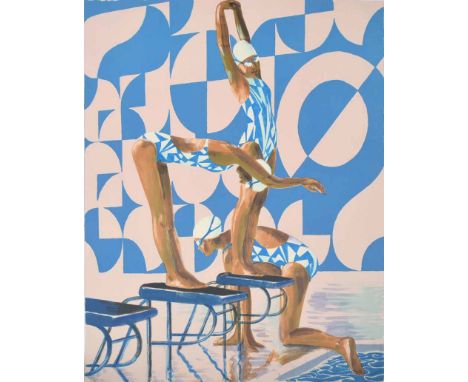 Benjamin Senior (b.1982),  Stroke Tempo, signed and dated 2016 on verso, numbered 55/100, produced by Paupers Press, London, 