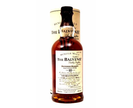 The Balvenie Founders Reserve 10yo single malt Scotch Whisky, 70cl in carton  