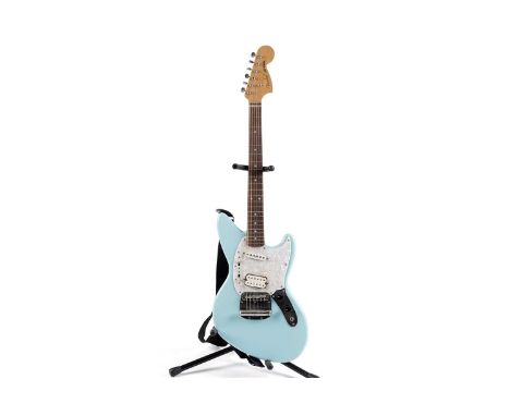 A Fender Japan Kurt Cobain designed Jag-Stang, Crafted in Japan by Tokai Gakki circa 2002-2004, serial number Q05xx04 maple n