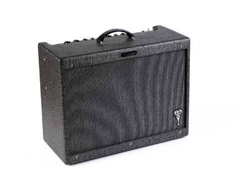 A Fender GB Hot Rod Deluxe III signature George Benson 40-watt guitar amplifier, with pine cabinet, grey tolex covering, GB l