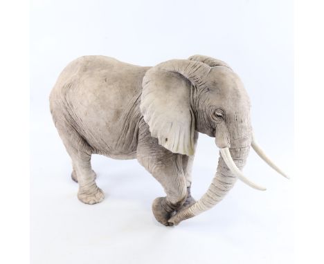 Nick Mackman, raku glaze ceramic sculpture "to crack a nut", 2013, with Certificate of Authenticity, height 34cm, length incl