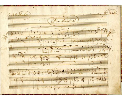 PONCHIELLI AMILCARE: (1834-1886) Italian Composer. Best remembered for his opera La Gioconda (1876) based on a play by Victor
