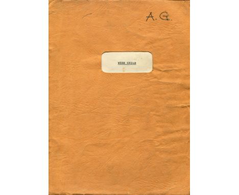 GUINNESS ALEC: (1914-2000) English Actor, Academy Award winner. Guinness's personal working script for the stage production o