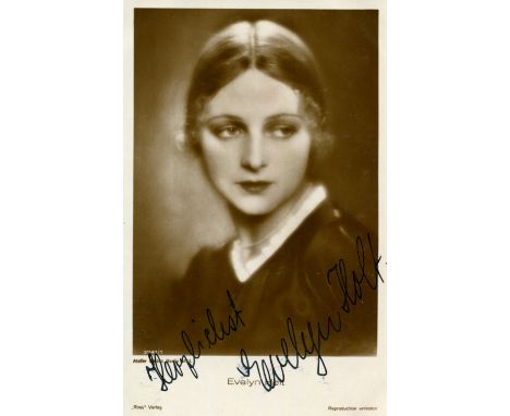 GERMAN CINEMA: Selection of vintage signed sepia postcard photographs by various actresses associated with German cinema incl