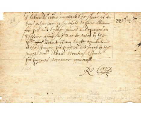 CAREY ROBERT: (c.1560-1639) 1st Earl of Monmouth. English nobleman and courtier, a first cousin of Queen Elizabeth I who serv