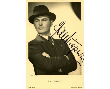 GERMAN CINEMA: Selection of vintage signed sepia postcard photographs by various actors associated with German cinema includi