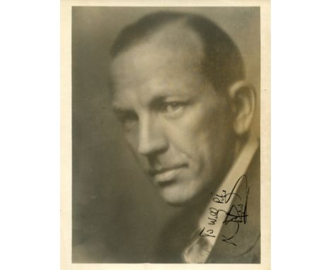 COWARD NOEL: (1899-1973) English Playwright, Actor and Composer, Academy Award winner. A good vintage signed and inscribed se
