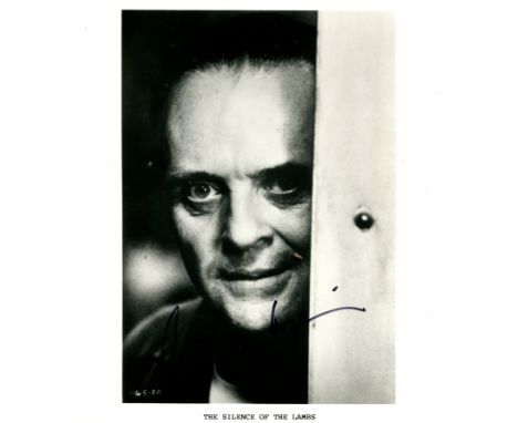 HOPKINS ANTHONY: (1937- ) Welsh Actor. Academy Award winner. Signed 8 x 10 photograph, the image showing Hopkins, portraying 
