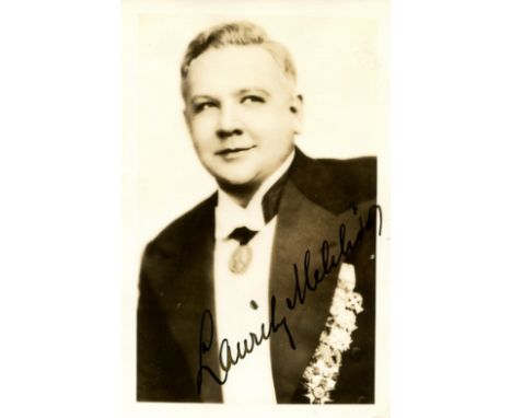 OPERA: Selection of signed postcard photographs and slightly larger, some 8 x 10s etc., by various opera singers including La
