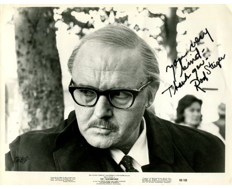 STEIGER ROD: (1925-2002) American actor, Academy Award winner. Signed 10 x 8 photograph of Steiger in a head and shoulders po
