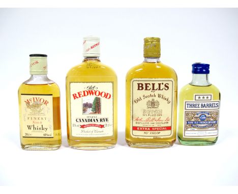 Whisky - Bell's Old Scotch Whisky Extra Special, 13 1/3 Fluid Ozs, 70% Vol; Old Redwood Finest Canadian Rye, 35cl, 30% Vol.; 