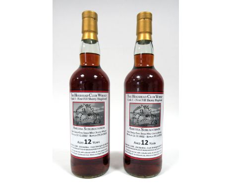 Whisky - Bruichladdich Private Single Cask Bottling,  The Hogshead Club Whisky Cask 1 - First Fill Sherry Hogshead, Amicitia 
