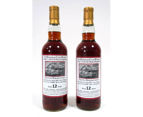 Whisky - Bruichladdich Private Single Cask Bottling,  The Hogshead Club Whisky Cask 1 - First Fill Sherry Hogshead, Amicitia 