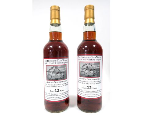 Whisky - Bruichladdich Private Single Cask Bottling,  The Hogshead Club Whisky Cask 1 - First Fill Sherry Hogshead, Amicitia 