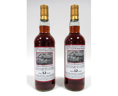 Whisky - Bruichladdich Private Single Cask Bottling,  The Hogshead Club Whisky Cask 1 - First Fill Sherry Hogshead, Amicitia 