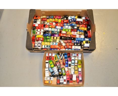 Unboxed Die-Cast Vehicles, A collection of mostly 1:64 scale vintage and modern private and commercial vehicles by various mo