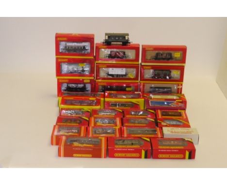 Hornby (Margate and China) 00 Gauge Wagons) various wagons including Tankers, PO wagons, 6-wheel Milk Vans and others, all in
