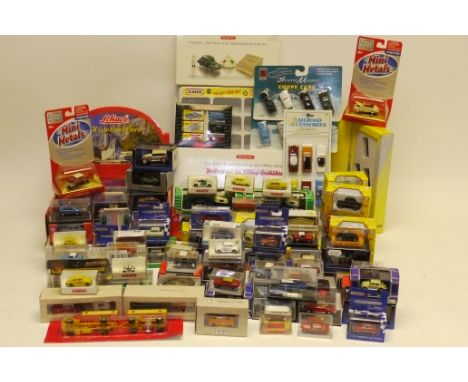 Small Scale Model Vehicles, A boxed collection of vintage and modern, private, commercial and competition vehicles, including