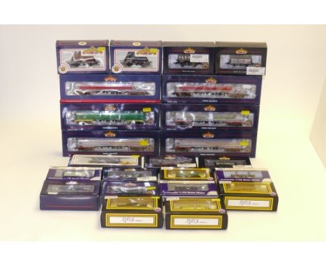 Bachmann and Dapol 00 Gauge Tanker and other Wagons, Bachmann large 100 Ton bogie Tank wagons (6), Queen Mary Brake Van, 4-wh