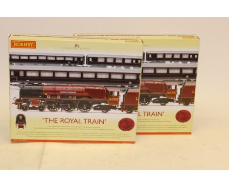 Hornby (China) 00 Gauge R2370 The Royal Train Pack and additional Royal Train Coaches, R2370 comprising LMS maroon 6233'Duche